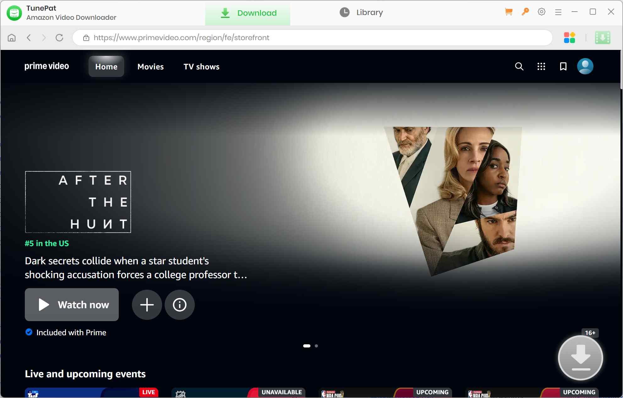 tunepat amazon video downloader review: how to use it step 2