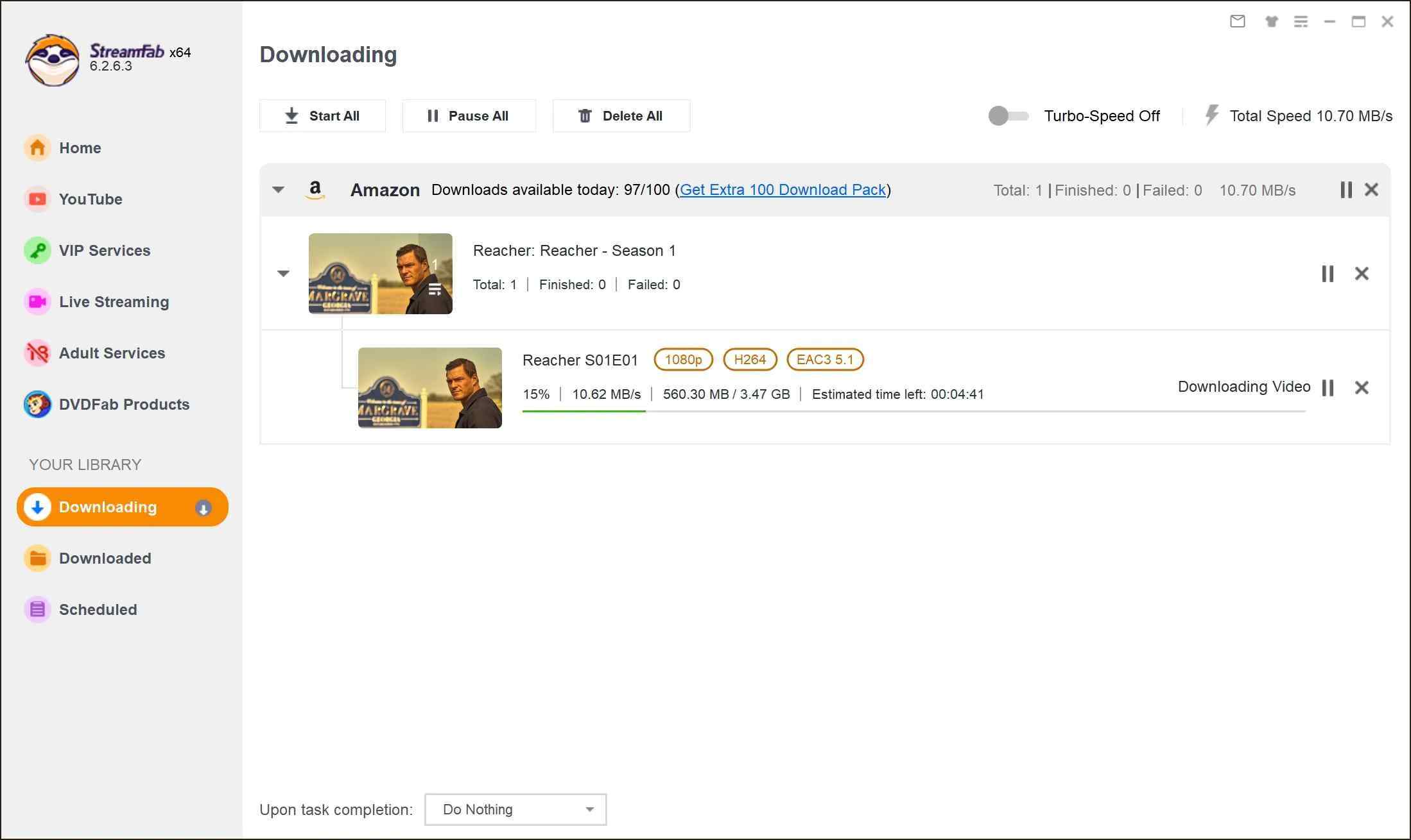 how to use streamfab amazon video downloader: step 4
