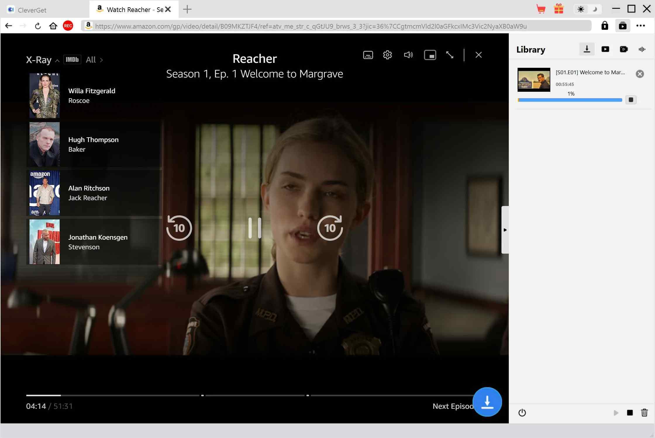 how to use cleverget amazon downloader: step 4