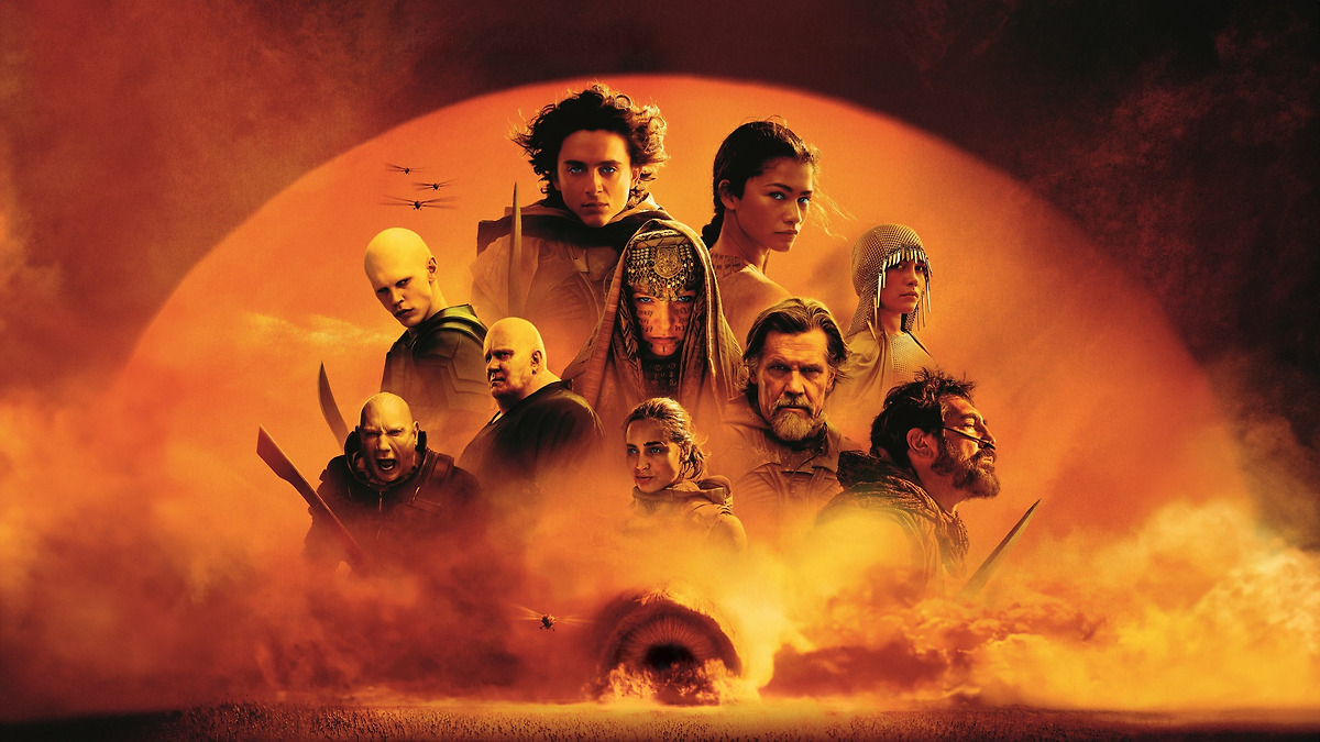 Poster for Dune: Part Two, one of the best YouTube movies of 2024.