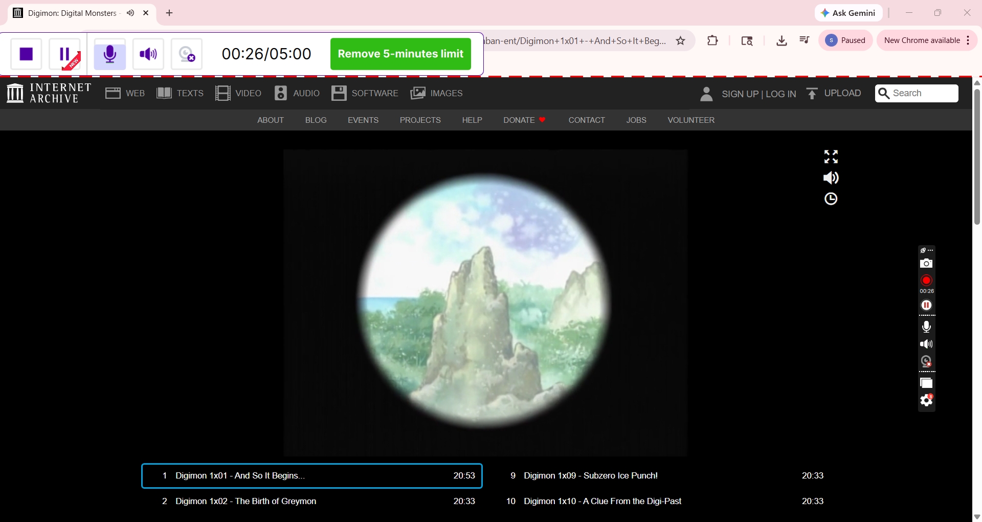 How to download video from Wayback Machine with ScreenRec?