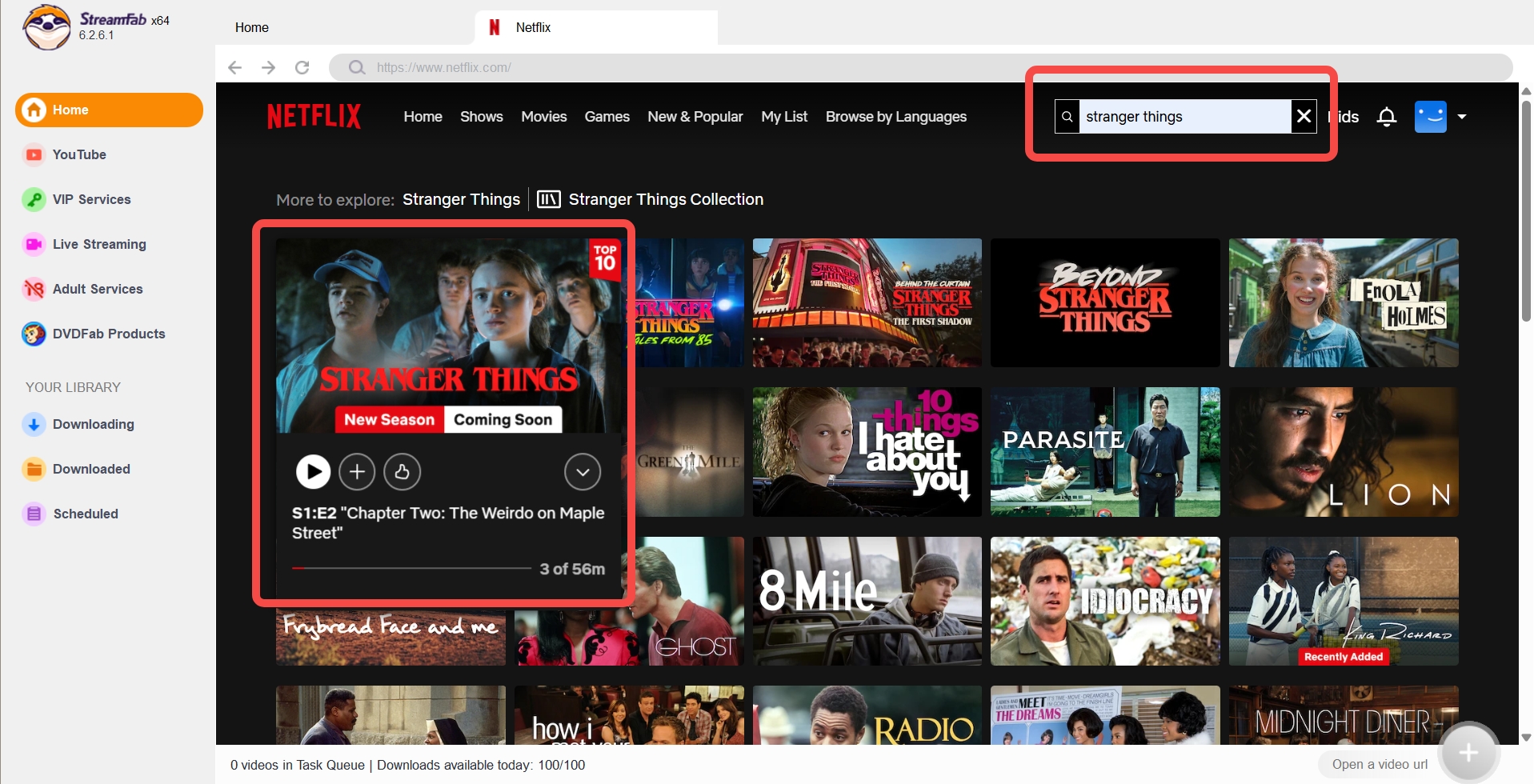 how to download Movies on Netflix on Macbook: streamfab