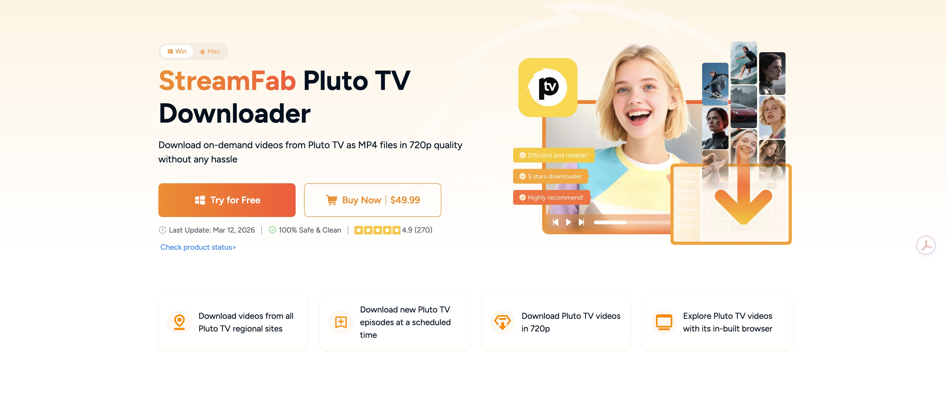 pluto tv to mp4