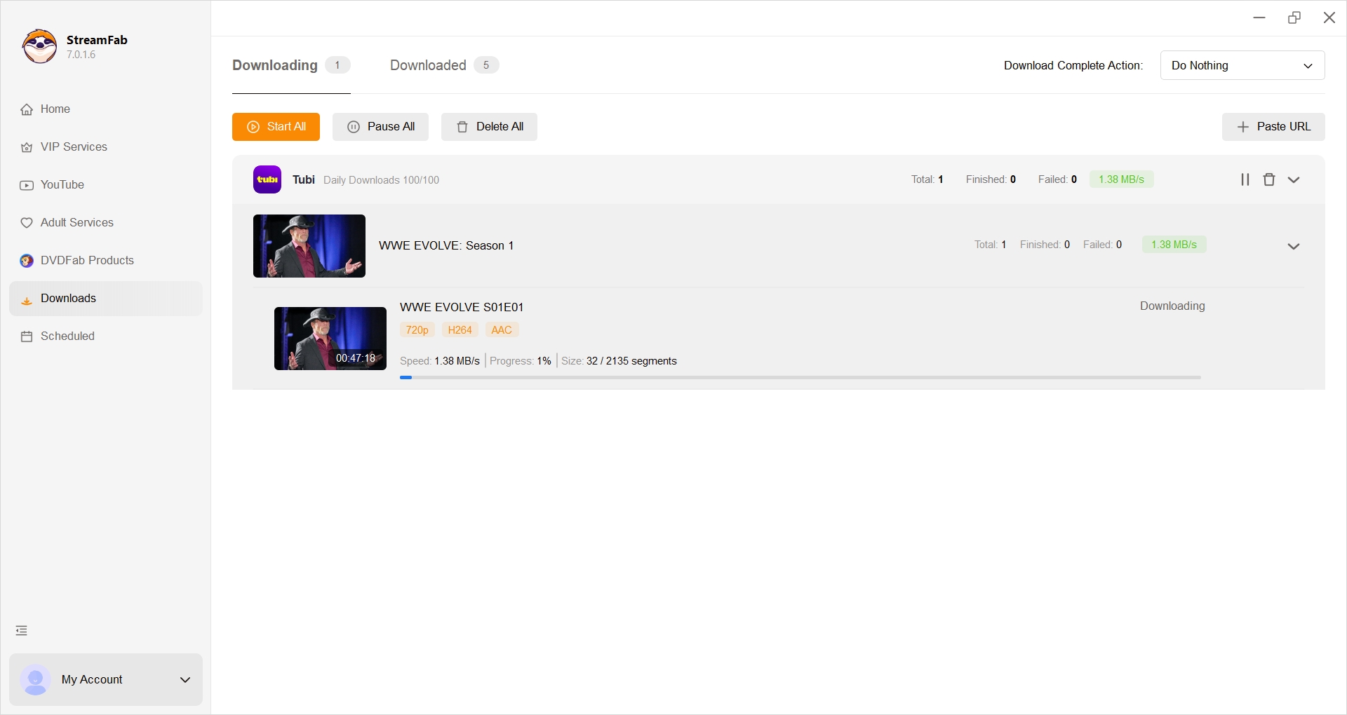 rip tubi videos with streamfab
