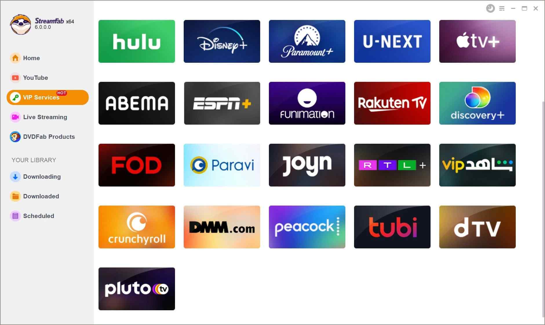 how to download instead of record crunchyroll via streamfab: step 1