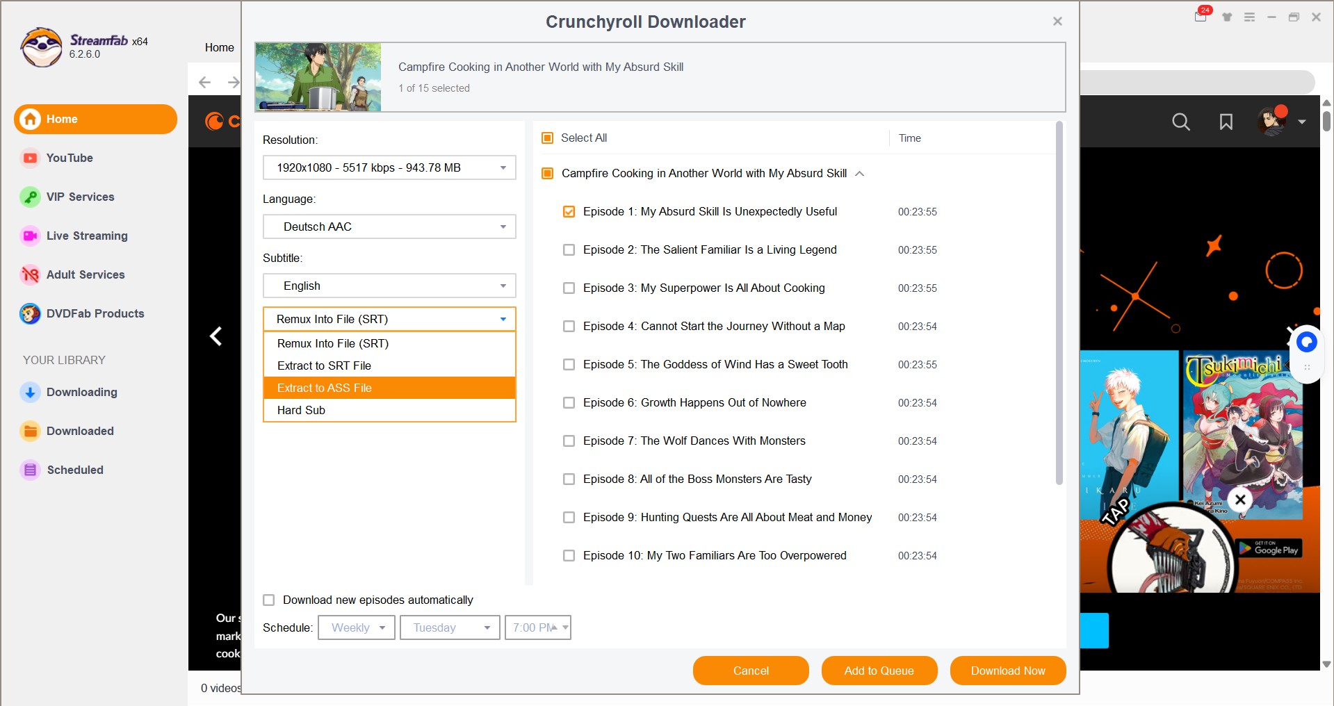how to screen record crunchyroll