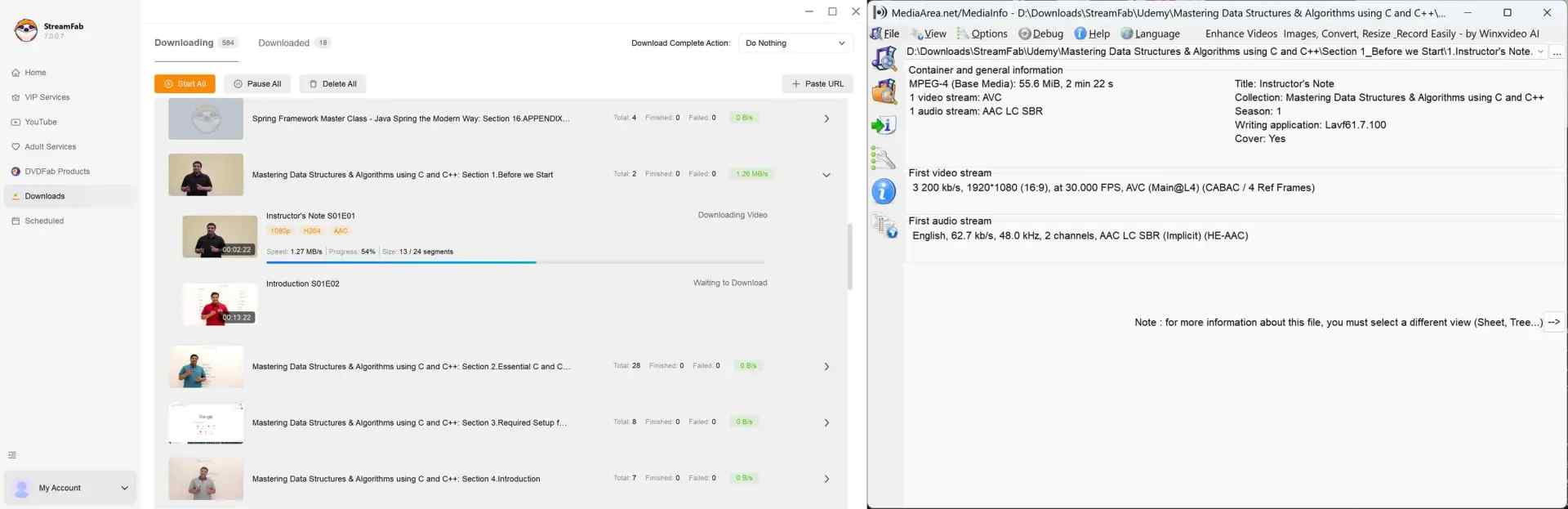 how to watch udemy offline on pc via streamfab udemy downloader: step 4
