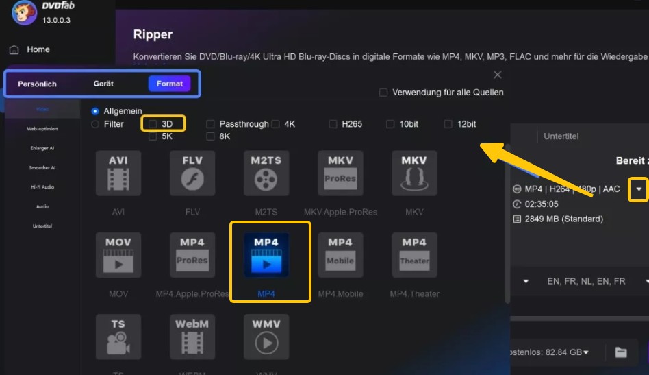 Blu-ray in MP4 umwandeln auf dem Mac: Schritt-für-Schritt-Anleitung